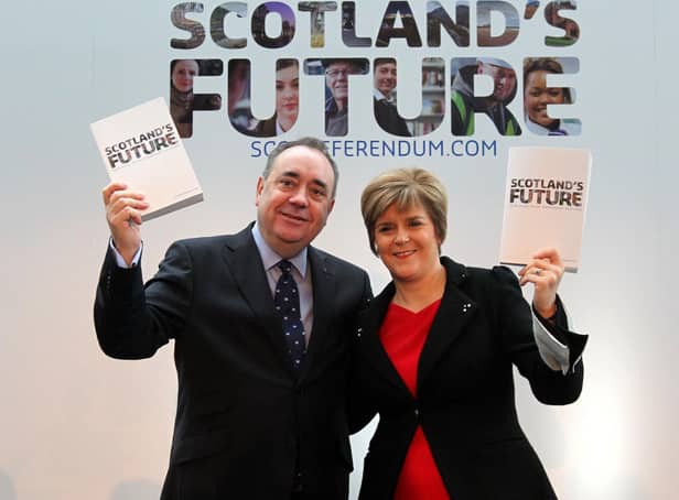 This was Alex Salmond and Nicola Sturgeon prior to the 2014 independence referendum - and the deterioration of their then working relationship.