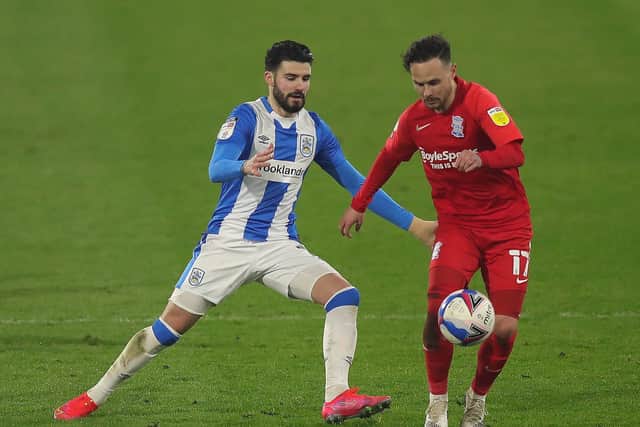 INJURY DOUBT: Huddersfield Town's Pipa, left. Picture: Simon Marper/PA
