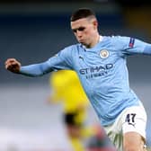 Winner: Manchester City midfielder Phil Foden's late goal earned the hosts a 2-1 win over Borussia Dortmund. Picture: Nick Potts/PA Wire.