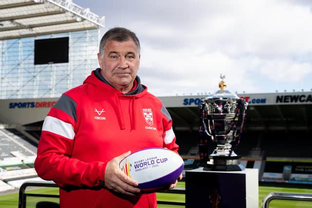England coach Shaun Wane says places are still up for grabs ahead of the Rugby League World Cup. Picture: Alex Whitehead/SWpix.com.