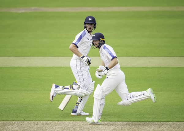 Yorkshire's opening batsmen Tom Kohler-Cadmore, left, and Adam Lyth will play a key role this season. Picture by Allan McKenzie/SWpix.com