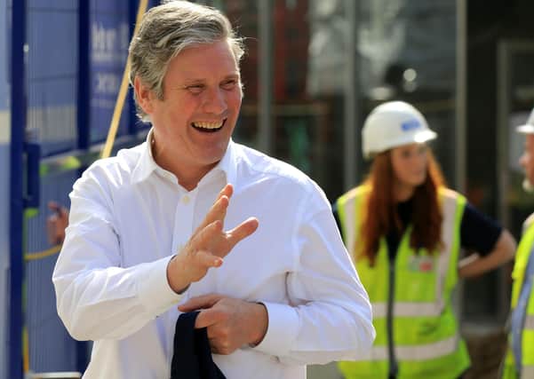 Labour leader Sir Keir Starmer during a campaign visit to Sheffield, but what is his party's stance on Brexit now?