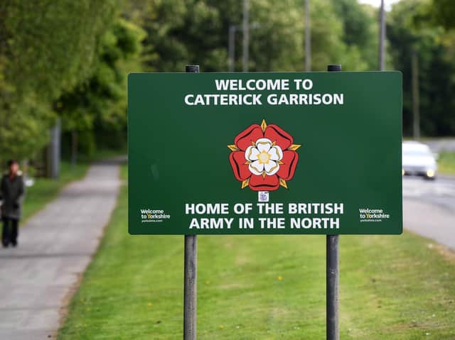 A number of housing developments are taking place in Catterick Garrison