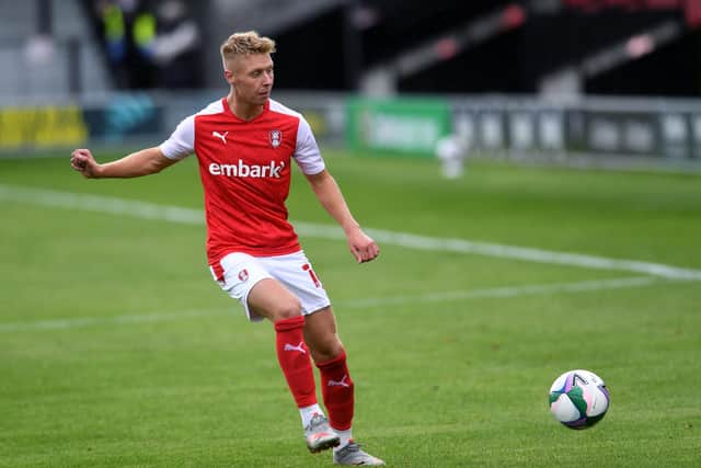 DON'T WORRY: That is the message from Rotherham United midfielder Jamie Lindsay ahead of a potentially season-defining week for the club. Picture : Jonathan Gawthorpe
