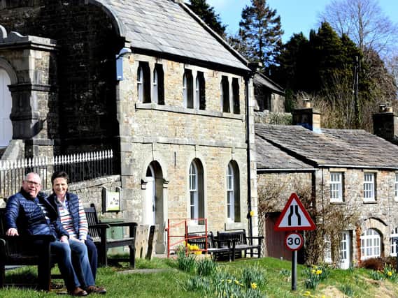 Andy and Mandy Gascoigne in the village of Muker