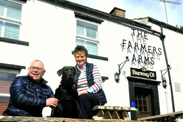 The couple have been embraced by locals in remote Swaledale