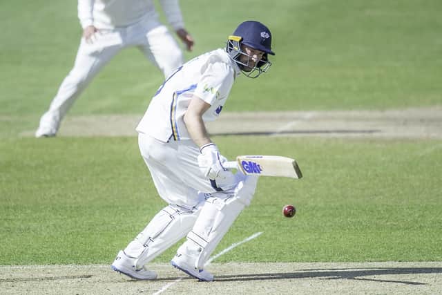 Opening knock: Yorkshire's Adam Lyth in action against Glamorgan. Picture: SWPix