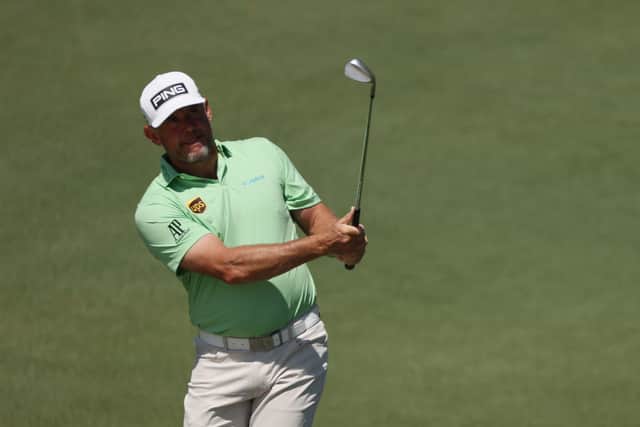 OVER PAR: Lee Westwood struggled to a 78 on day one of the Masters. Picture: Kevin C. Cox/Getty Images.