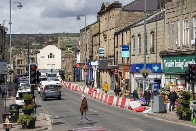 The centre of Otley, as traders prepare to reopen their doors.  Picture: Tony Johnson