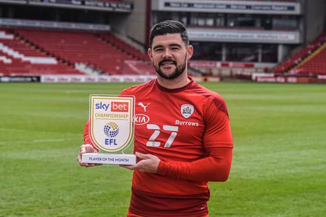 AWARD: Barnsley captain Alex Mowatt has been recognised as the best Championship player in March