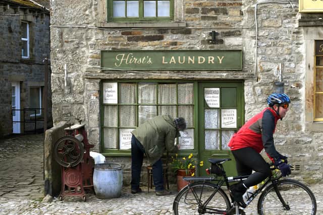 The main All Creatures set in Grassington is currently being prepared for filming