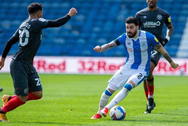 INJURY: Huddersfield Town full-back Pipa is playing through a groin strain