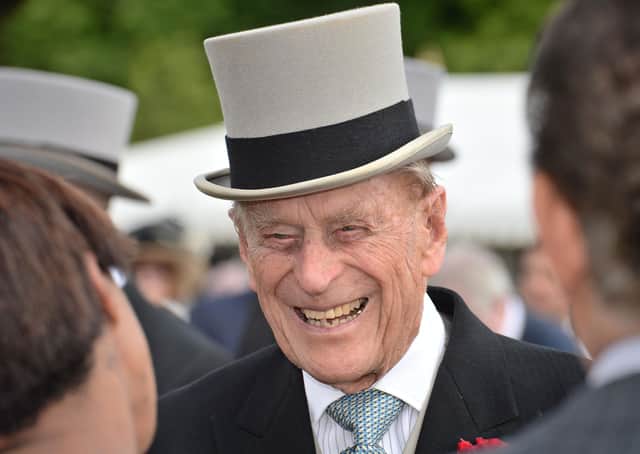 Political tributes continued to be paid to Prince Philip, pictured at a Buckingham Palace garden party.