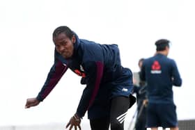 Recovering: Jofra Archer.