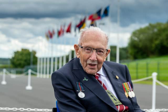 Second World War veteran Captain Sir Tom Moore, who became a national icon during the first lockdown, died earlier this year at the age of 100.