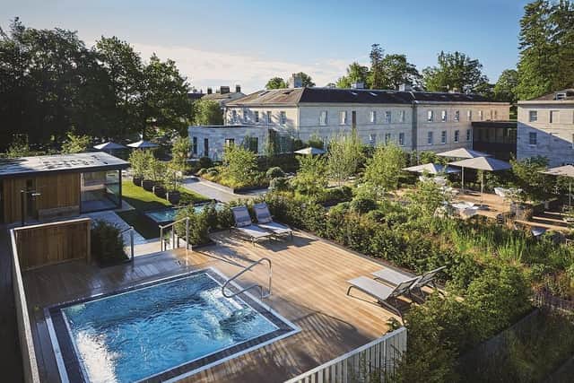 The rooftop spa at Rudding Park Hotel near Harrogate