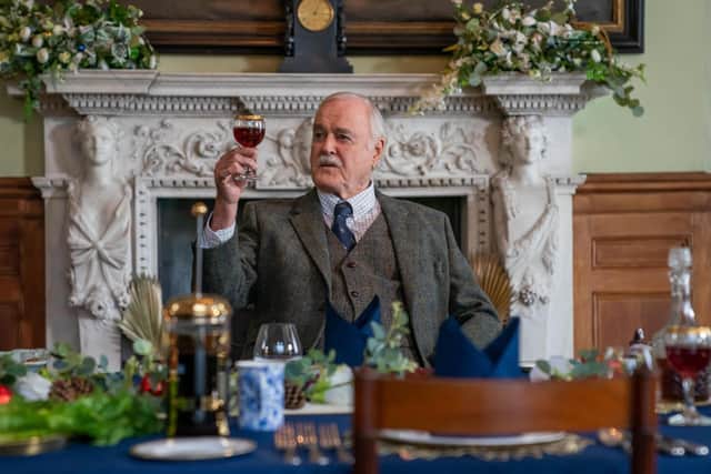John Cleese at Birsdall House in Father Christmas is Back (Pic: MSR Media)