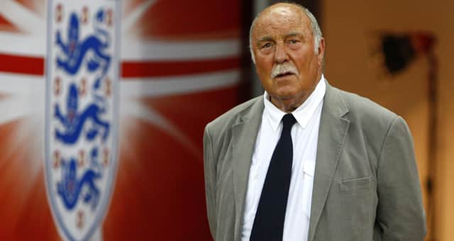 Jimmy Greaves makes his way on to the pitch at half time to collect his 1966 World Cup winners medal. Tottenham's record goalscorer Jimmy Greaves has died at the age of 81, the club have announced. (Picture: Sean Dempsey/PA Wire)