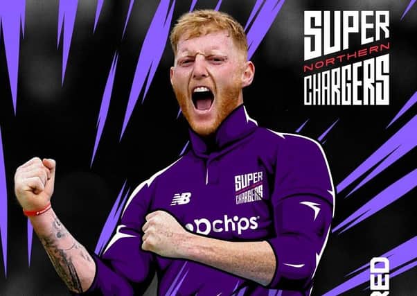 Star man: Ben Stokes, who has been selected to play for Northern Superchargers in The Hundred.