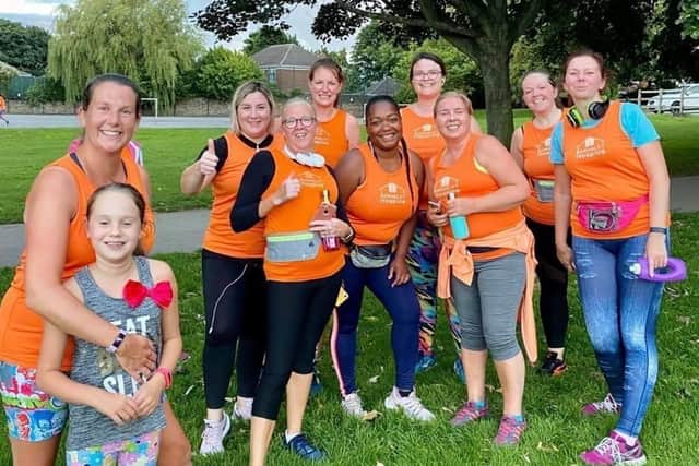Linda started running with a club Mothers Running to help her mental health and get fit