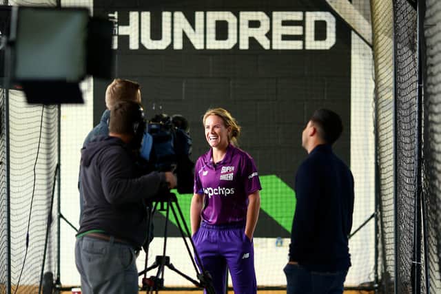 Lauren Winfield of Northern Super Chargers one of the eight new mens and womens teams that will be competing in new 100 ball cricket competition. (Picture: Charlie Crowhurst/Getty Images for ECB)