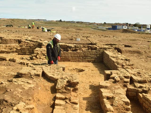 The dig at Eastfield near Scarborough (photo: MAP Archaeology)