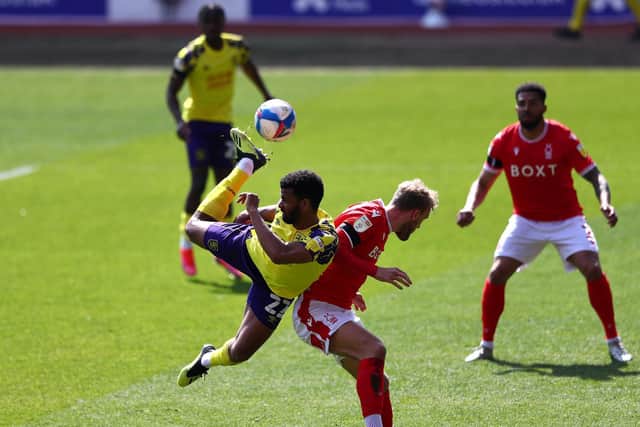 AUDACIOUS: Fraizer Campbell attempts a scorpion kick. Picture: Getty Images.