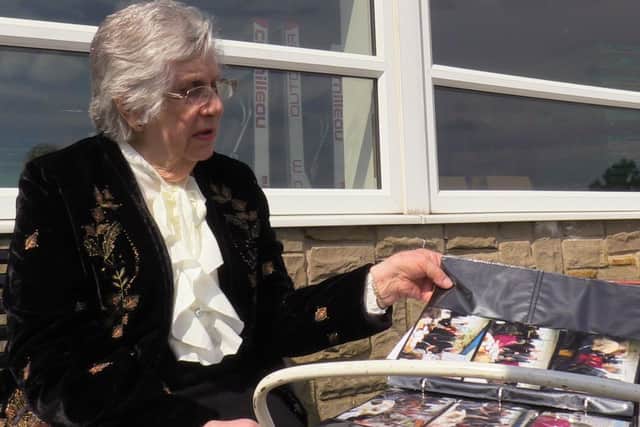 Ann Hart, honorary secretary of the Leeds PHAB Club at The Prince Philip Centre, in Leeds, on the day of the funeral for the Duke of Edinburgh. Picture date: Saturday April 17, 2021.