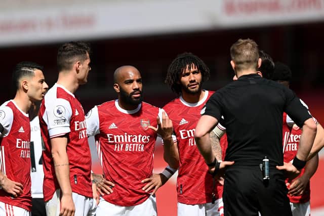 Gunner go? Mid-table Premier League side Arsenal may have found a way to get into Europe next season via the European Super League. Picture: Facundo Arrizabalaga/PA Wire.