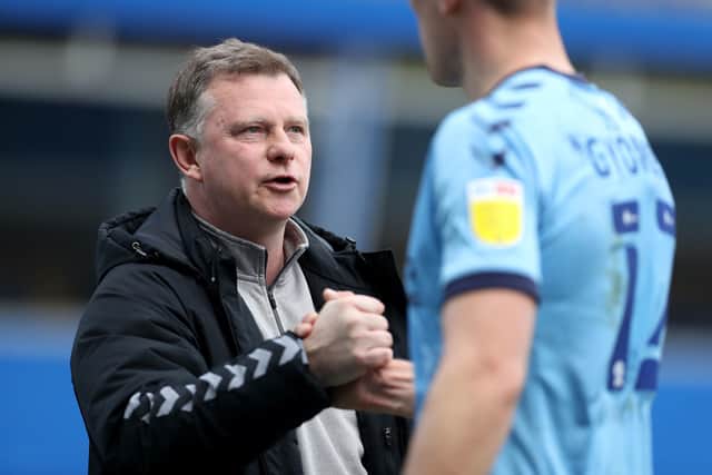 No favours: Coventry City manager Mark Robins, a former Oakwell boss. Picture: Bradley Collyer/PA Wire.