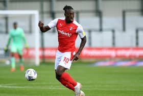 BRIGHT: But Freddie Ladapo was unable to make Rotherham United's football count