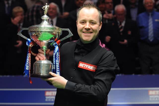In May 2011 John Higgins claimed his fourth Betfred.com World Championship title with an 18-15 victory over Judd Trump at the Crucible. (Picture: Anna Gowthorpe/PA Wire)