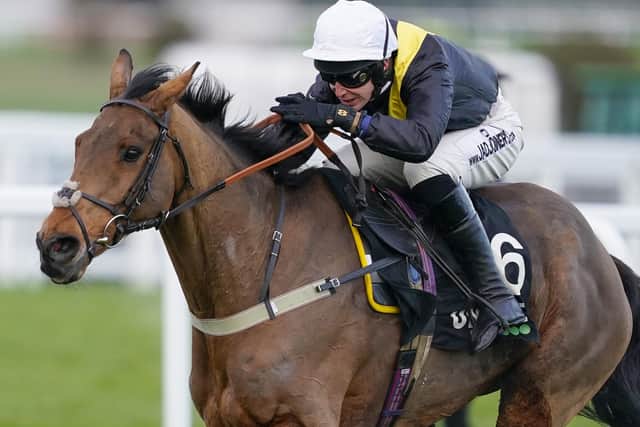 The classy Seeyouatmidnight's final win came when winning the Unibet Veterans Handicap Chase under Ryan Mania.