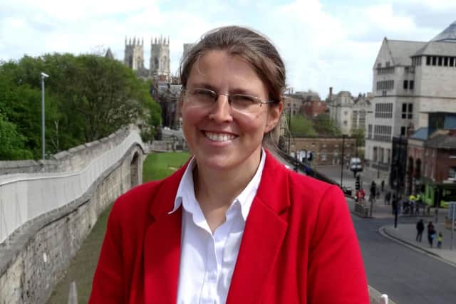 Pictured, Rachael Maskell, MP for York Central, said:  "E-bikes and e-scooters open up new opportunities for local residents and visitors to get around the city while also helping to mitigate climate change and congestion."