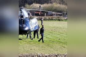 Hollywood actor Tom Cruise captured in Pickering yesterday. Photo courtesy of Pear Tree B and B and Holiday Cottages.