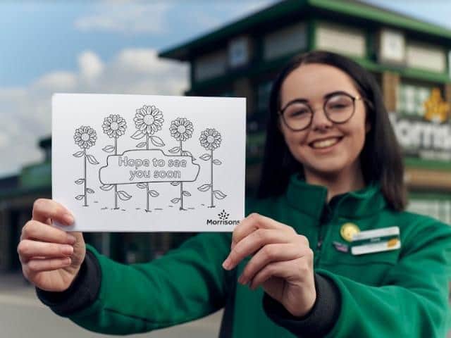 Morrisons will be giving away half a million free postcards in a bid to help tackle loneliness within communities.