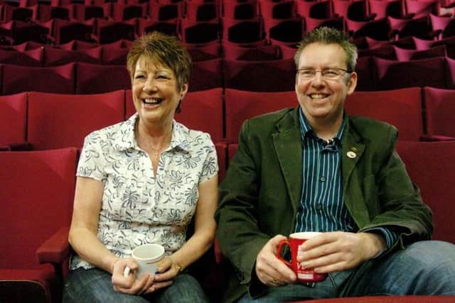 Rosalyn Sullivan and Dave Windass enjoying rehearsals for Sully in 2006. PictureL Terry Carrot.