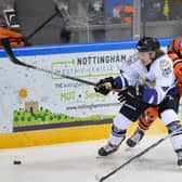 PACK YOUR BAGS: Steelers' defenceman Sam Jones has earned a call-up to the GB squad for next month's World Championships in Riga. Picture courtesy of Dean Woolley.