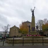 The war memorial in Keighley. Picture: Tony Johnson.