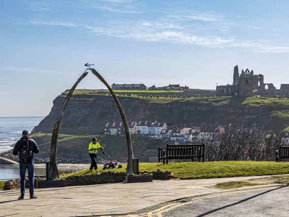 Whitby in the fine weather this week.