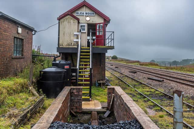 Blea Moor signal box is one of the most remote in Britain