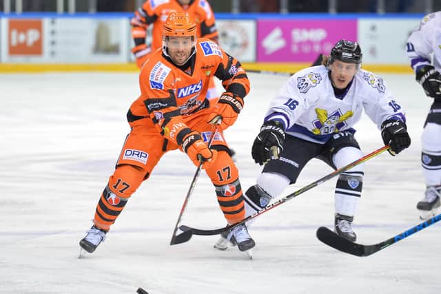 STILL GOT IT: Jason Hewitt has impressed since returning to the Sheffield Steelers' fold for the Elite Series. Picture: Dean Woolley.