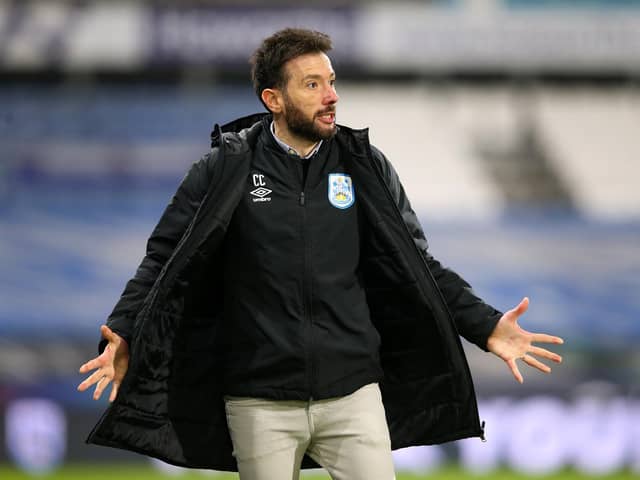 DEFEAT: For Carlos Corberan and his Huddersfield Town side at Blackburn Rovers. Picture: Getty Images.