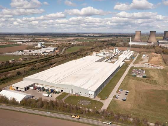 The project represents the largest industrial investment in the UK by the Saint-Gobain Group since the Eggborough plant was built in 2000