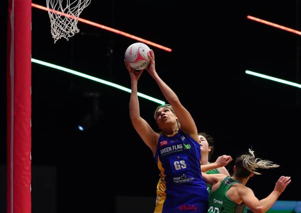 Donnell Wallam impressed in Leeds Rhinos’ victory over Saracens Mavericks.  (Photo by Jan Kruger/Getty Images for Vitality Netball Superleague)