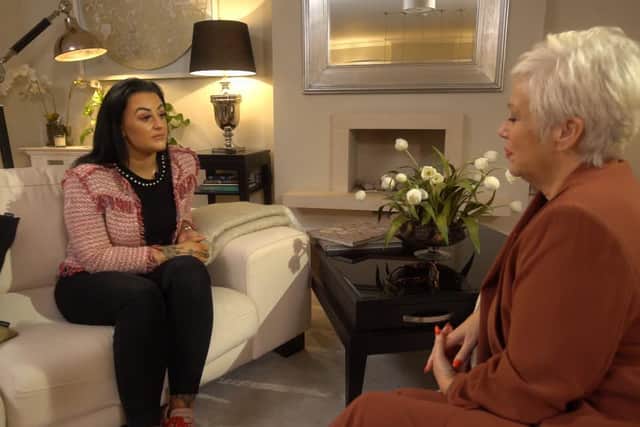 Bethany Marchant on the Crime + Investigation programme, Survivors with Denise Welch