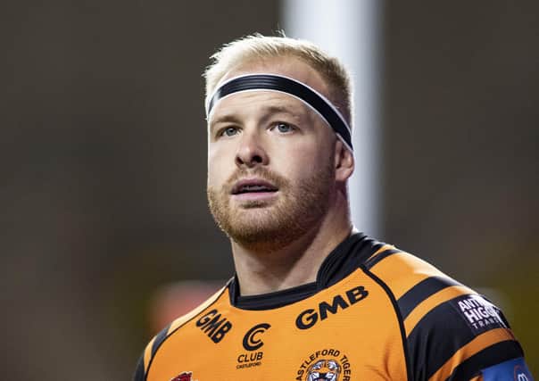 Leadership: Experienced Castleford Tigers forward Oliver Holmes.  Picture by Isabel Pearce/SWpix.com