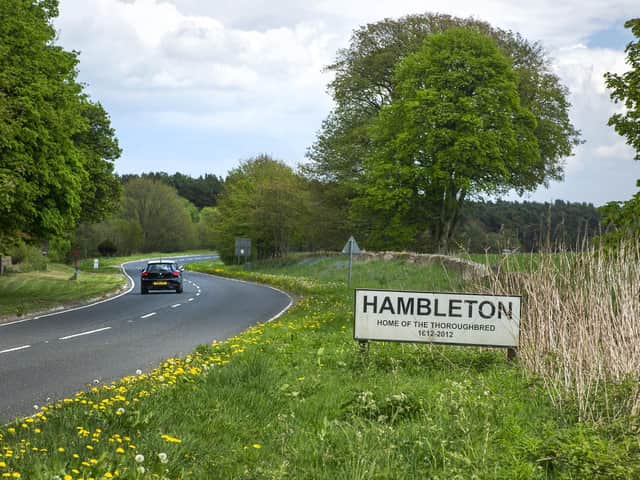 Hambleton at the top of Sutton Bank near Thirsk in North Yorkshire