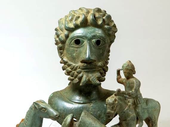 The bust of Emperor Marcus Aurelius