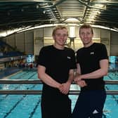 City of Sheffield swimmers Max (right) and Joe Litchfield at Ponds Forge Swimming Centre. (Picture: Scott Merrylees)